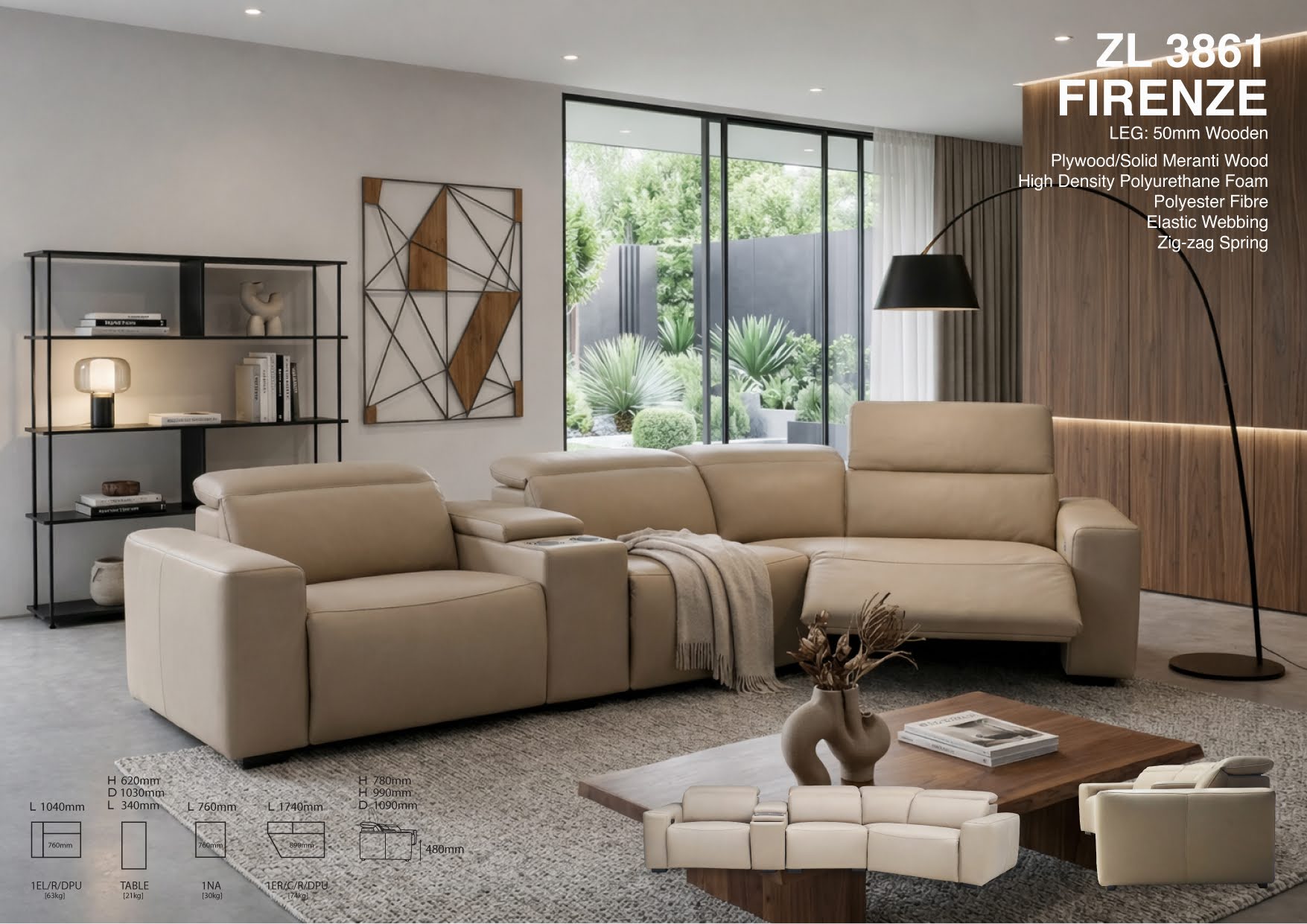 ZOLANO FIRENZE ZL3861 product sheet